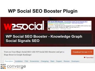 WP Social SEO Booster Plugin 
 