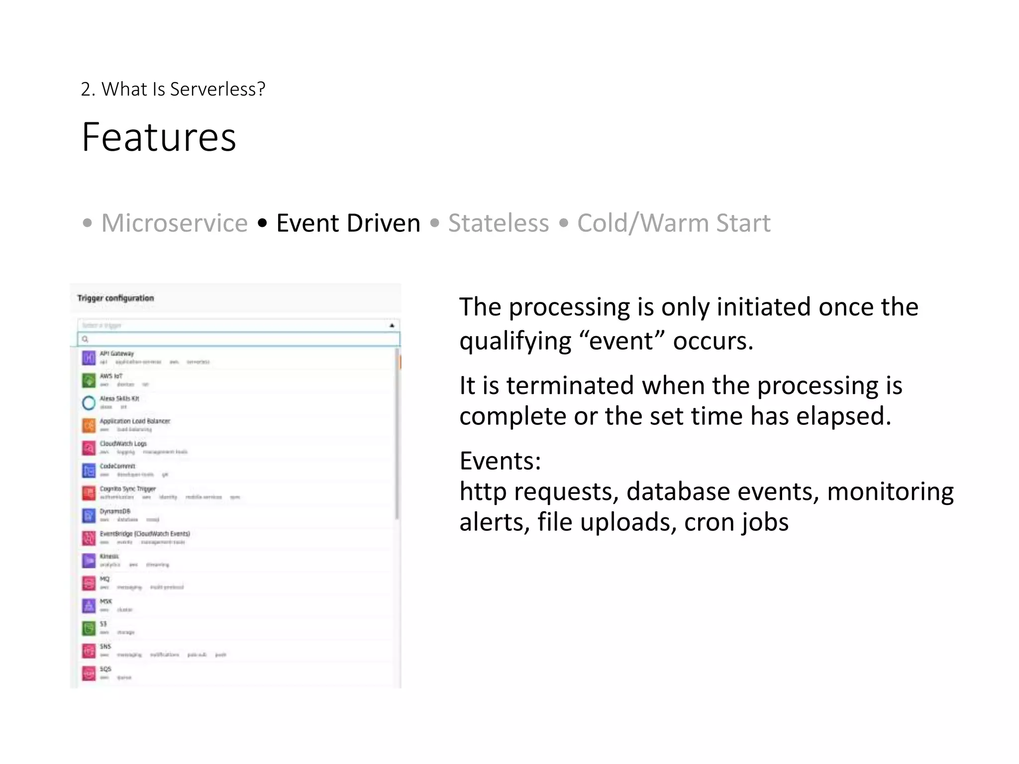 Understanding serverless architecture