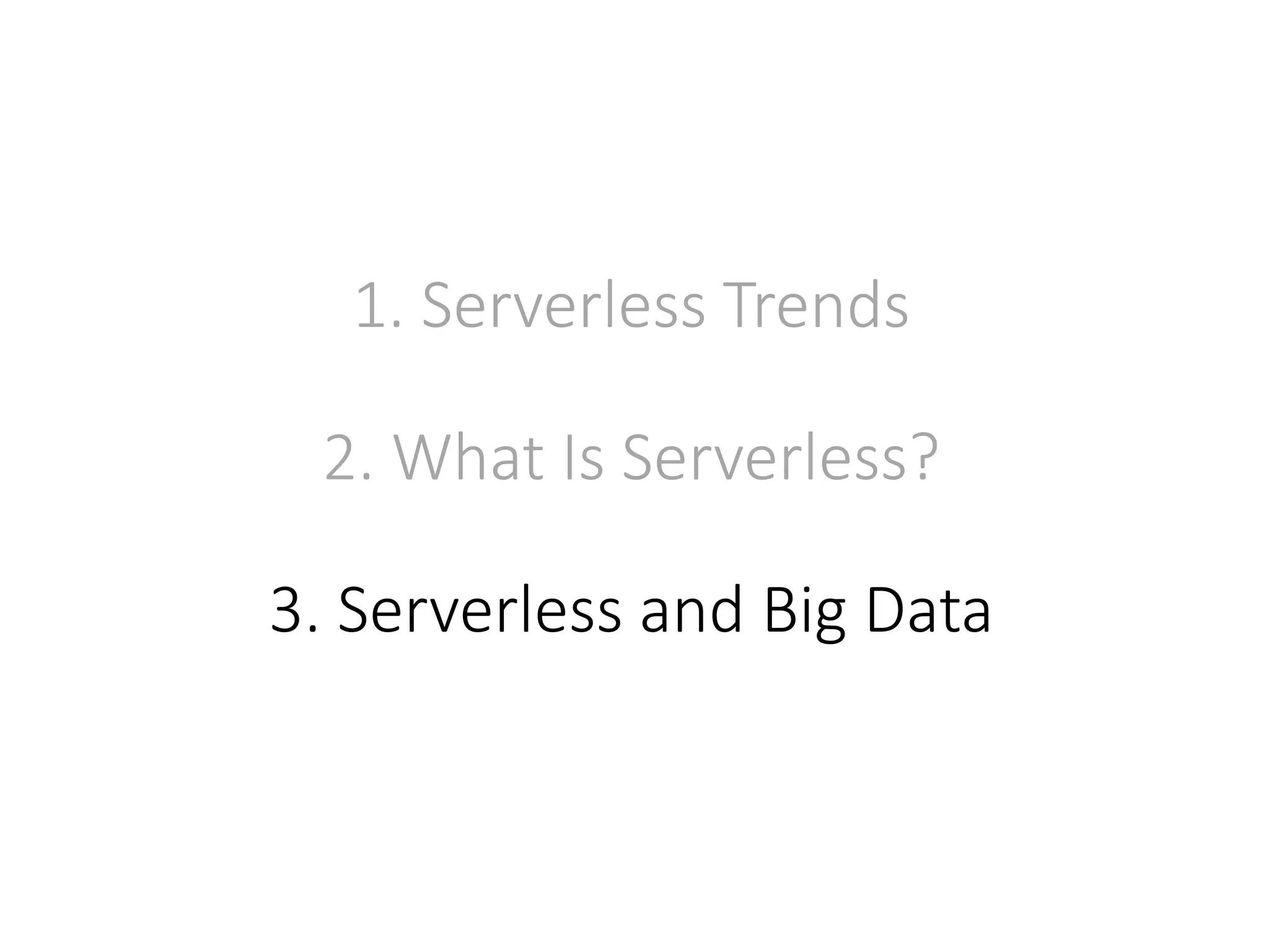 Understanding serverless architecture
