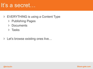 THANK YOU!
KEEP IN TOUCH ON TWITTER @BNIAULIN




            Benjamin Niaulin



@bniaulin                            Share-gate.com
 