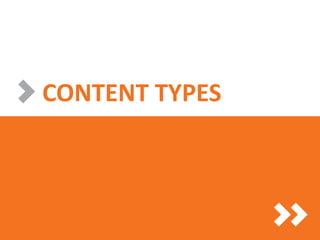 CONTENT TYPES
 