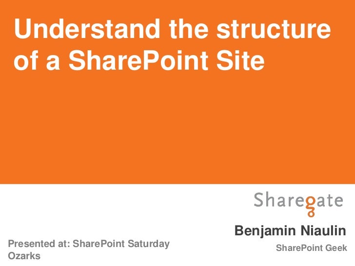 Understanding SharePoint site structure what's inside