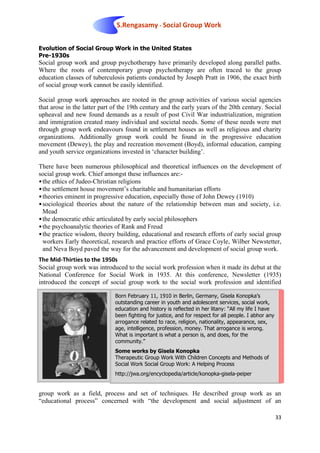Social Group Work-Social Work with Groups | PDF
