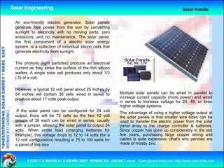 Solar Engineering                                                                                               Solar Pane...