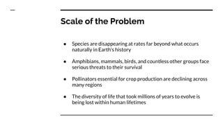 Understanding Species Extinction and Biodiversity Loss | PDF