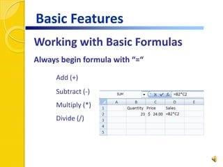 Creating a New WorkbookClick on the Office Button and select newNote: Excel 2007 has a new file extension (.xlsx)