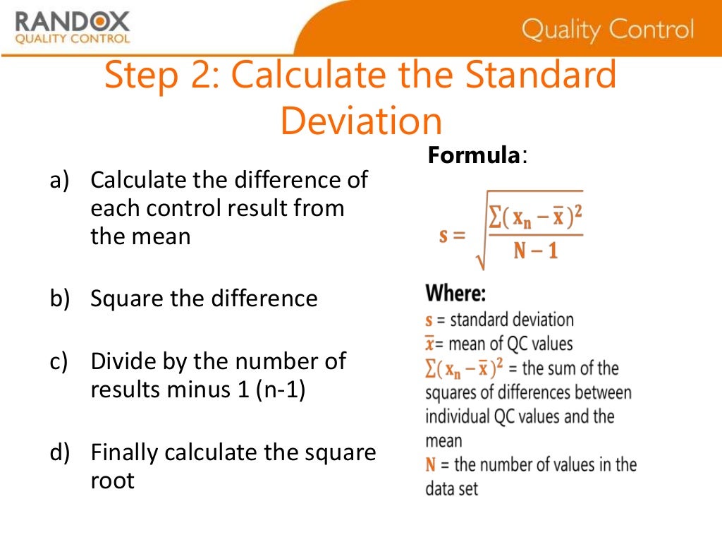 Understanding statistics in laboratory quality control
