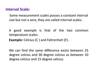 Interval Measurement Examples Understanding statistics in research | PPTX
