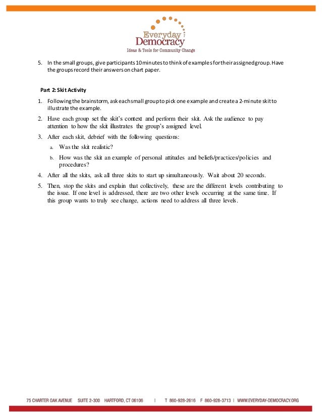 Understanding Structural Racism Activity Slide 2