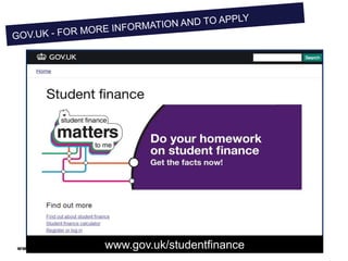 www.practitioners.slc.co.uk www.gov.uk/studentfinance
 