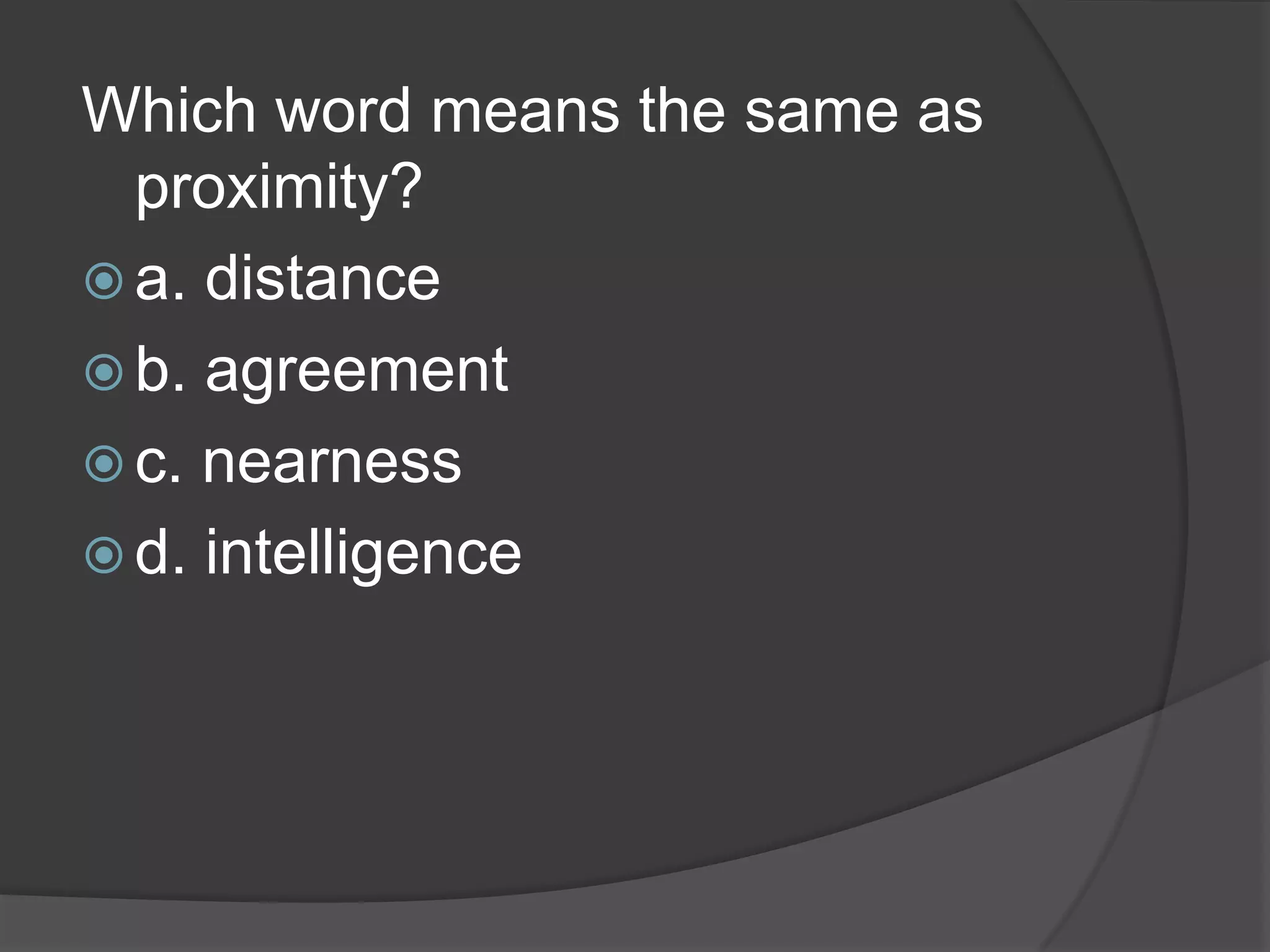 Which word means the same as despair? a. mourning b. disregard c. hopelessness d. loneliness