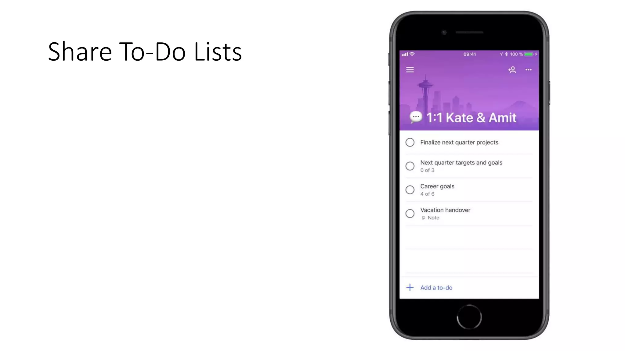 Share To-Do Lists
 