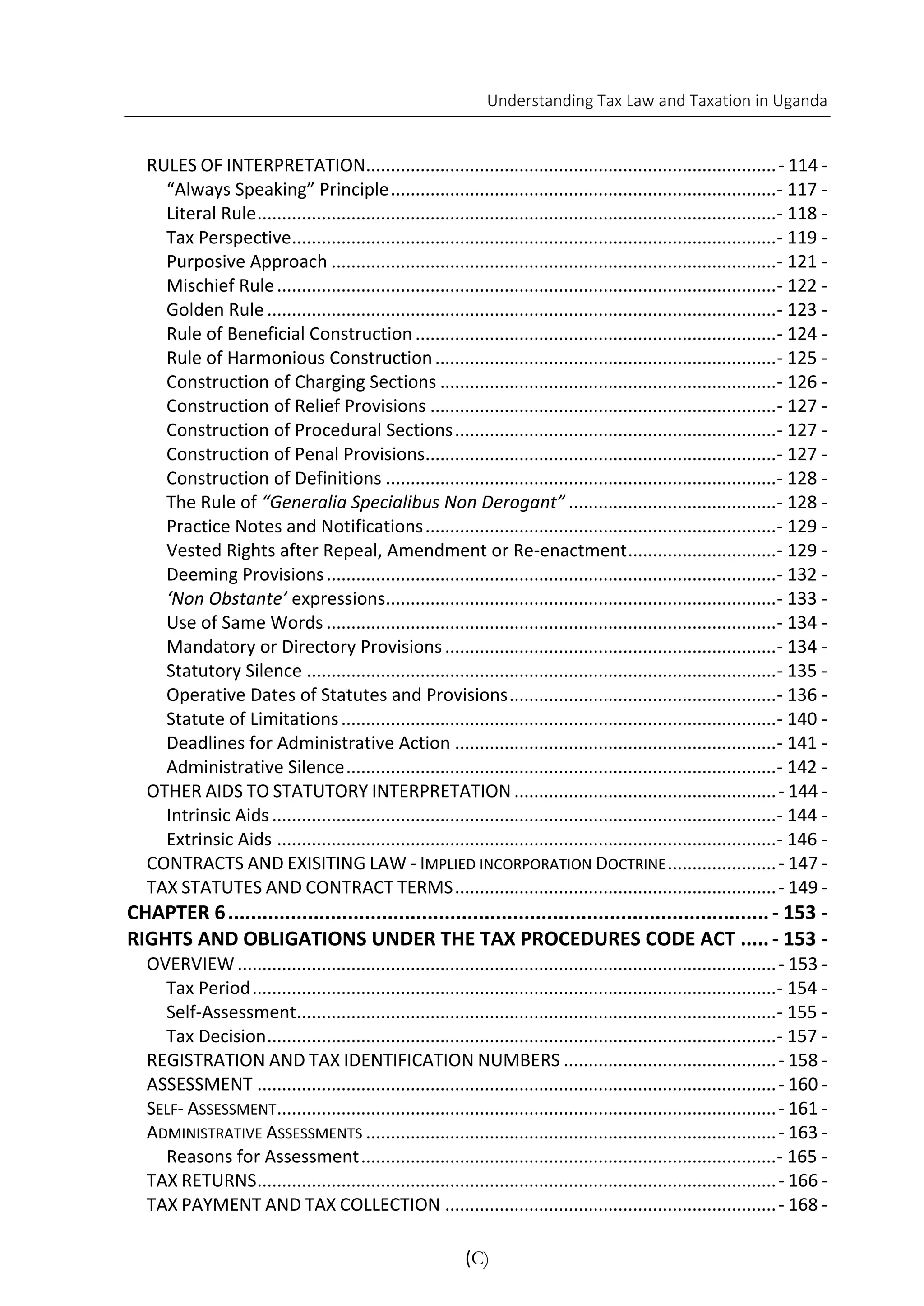Understanding Tax Law & Taxation in Uganda - Rules, Principles ...