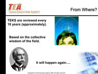 Teks Insight Understanding Texas TEKs updates | PPTX