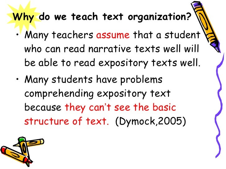 Understanding text organization (teacher)