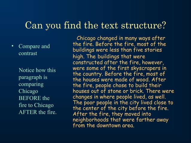 Understanding Text Structure