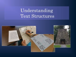 Understanding
Text Structures
 