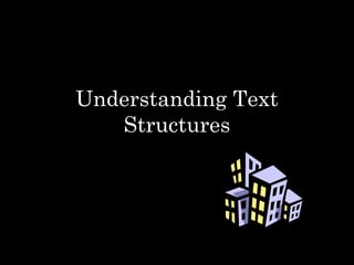 Understanding Text
Structures

 
