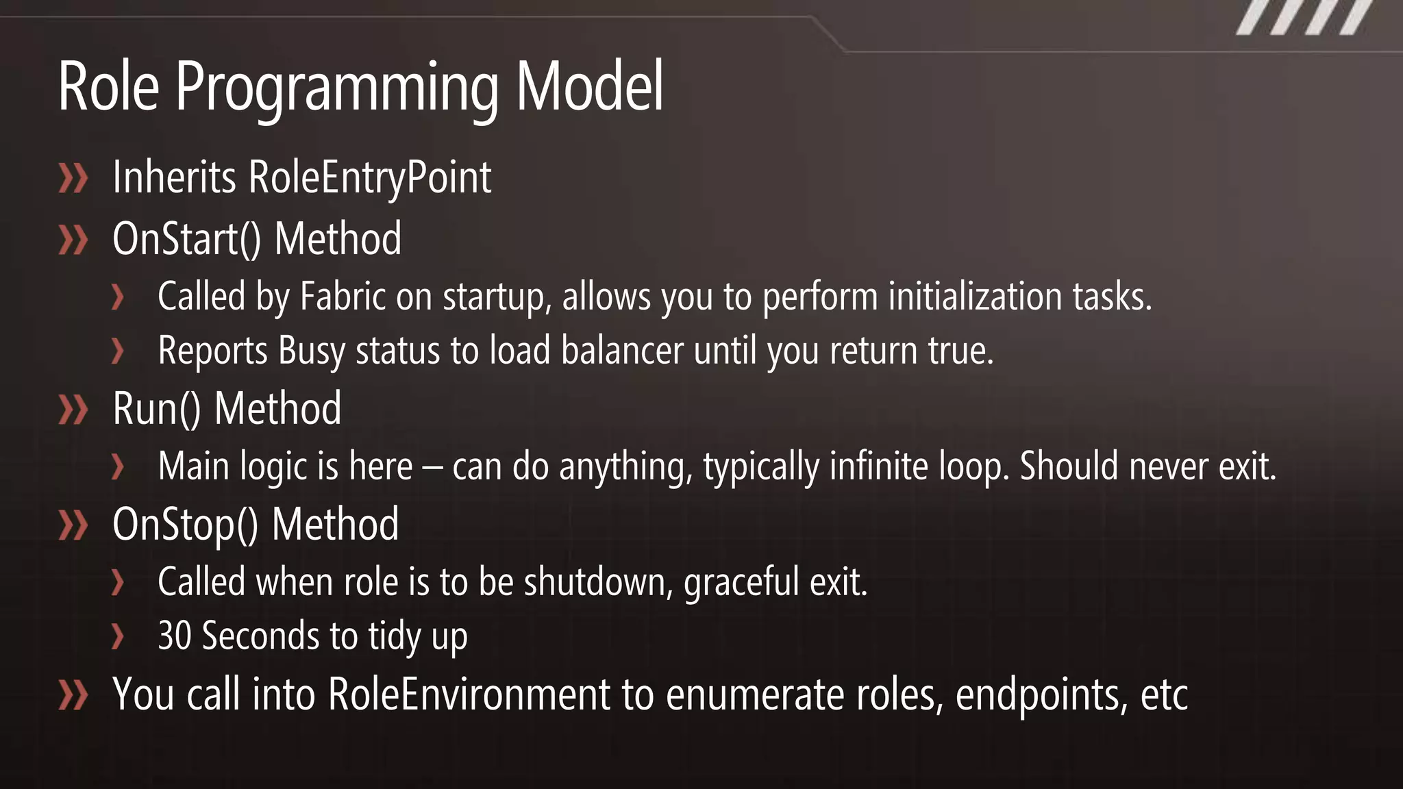 Opening up the CloudAllow developers to apply their existing skills to the cloud
