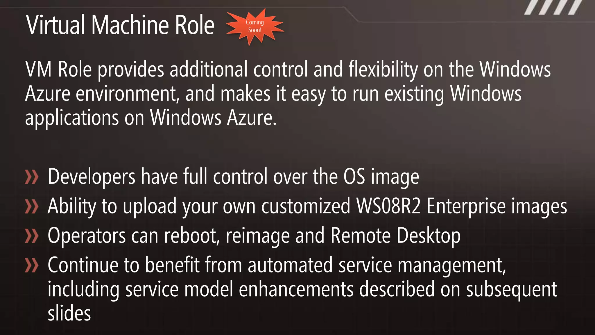 The Windows Azure Platform