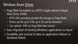 Understanding the Windows Azure Platform - Dec 2010 Slide 42