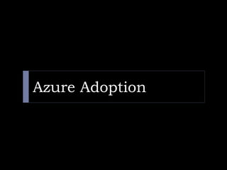 Azure Adoption
 
