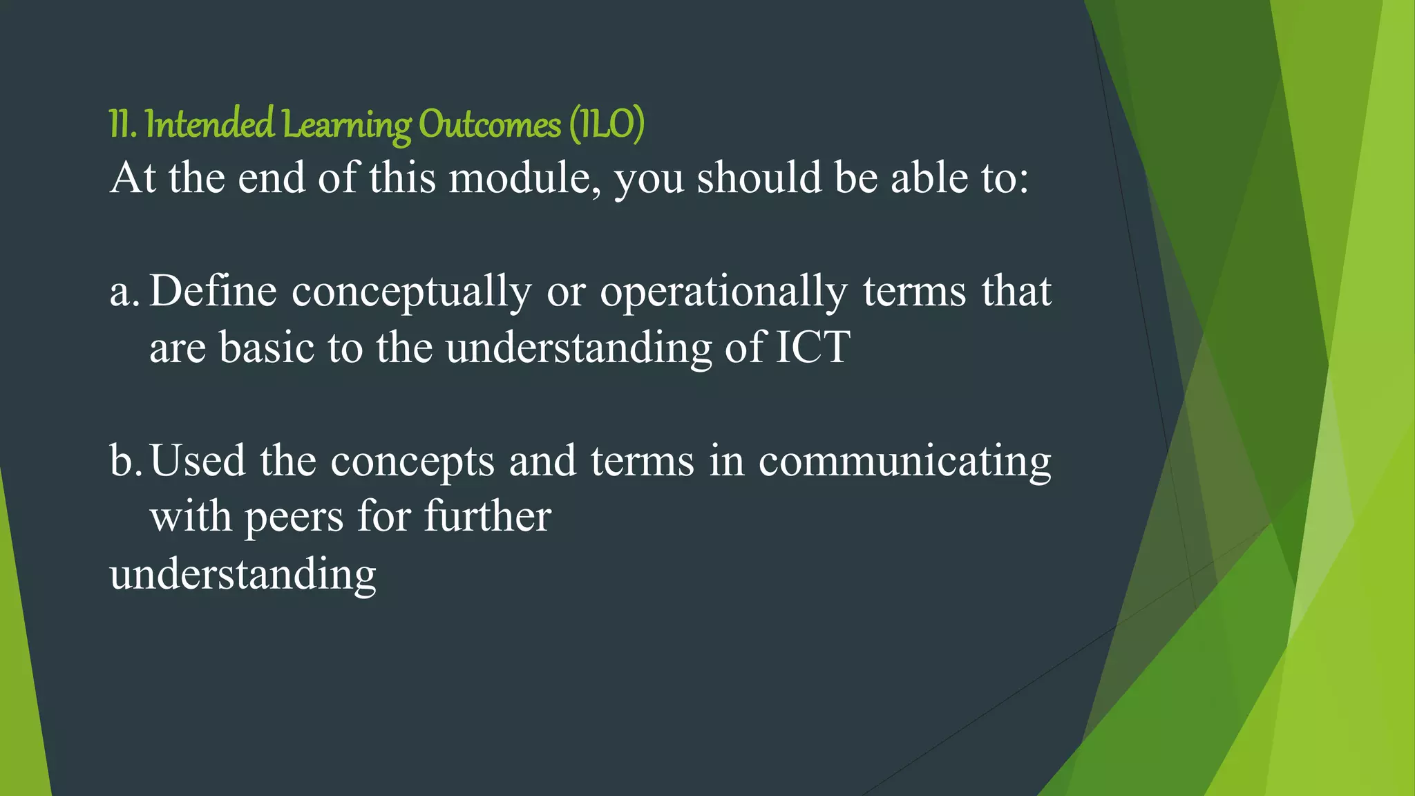 Understanding the basic concepts in ict | PPTX