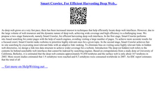 Understanding The Basis Of The Dark Web | PPT