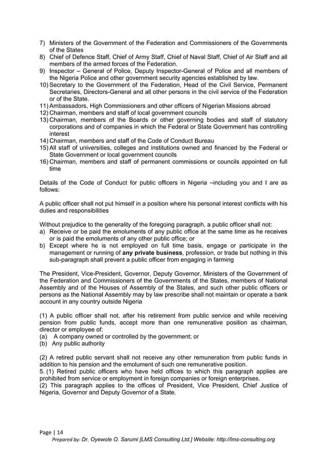 Understanding the civil service rules & its components