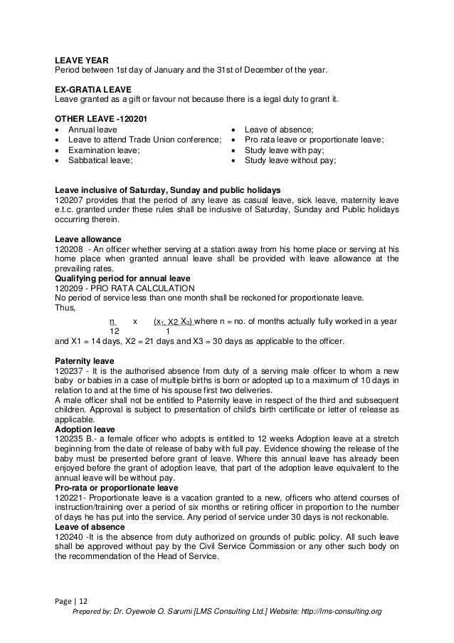 Understanding the civil service rules & its components