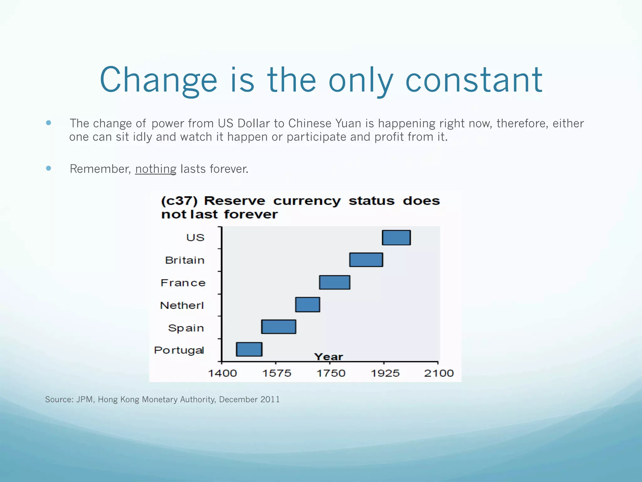 Understanding the coming domination of chinese yuan | PDF