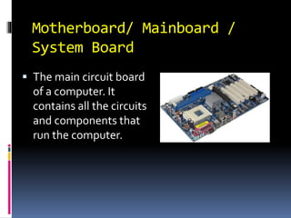 Understanding the computer system | PPTX