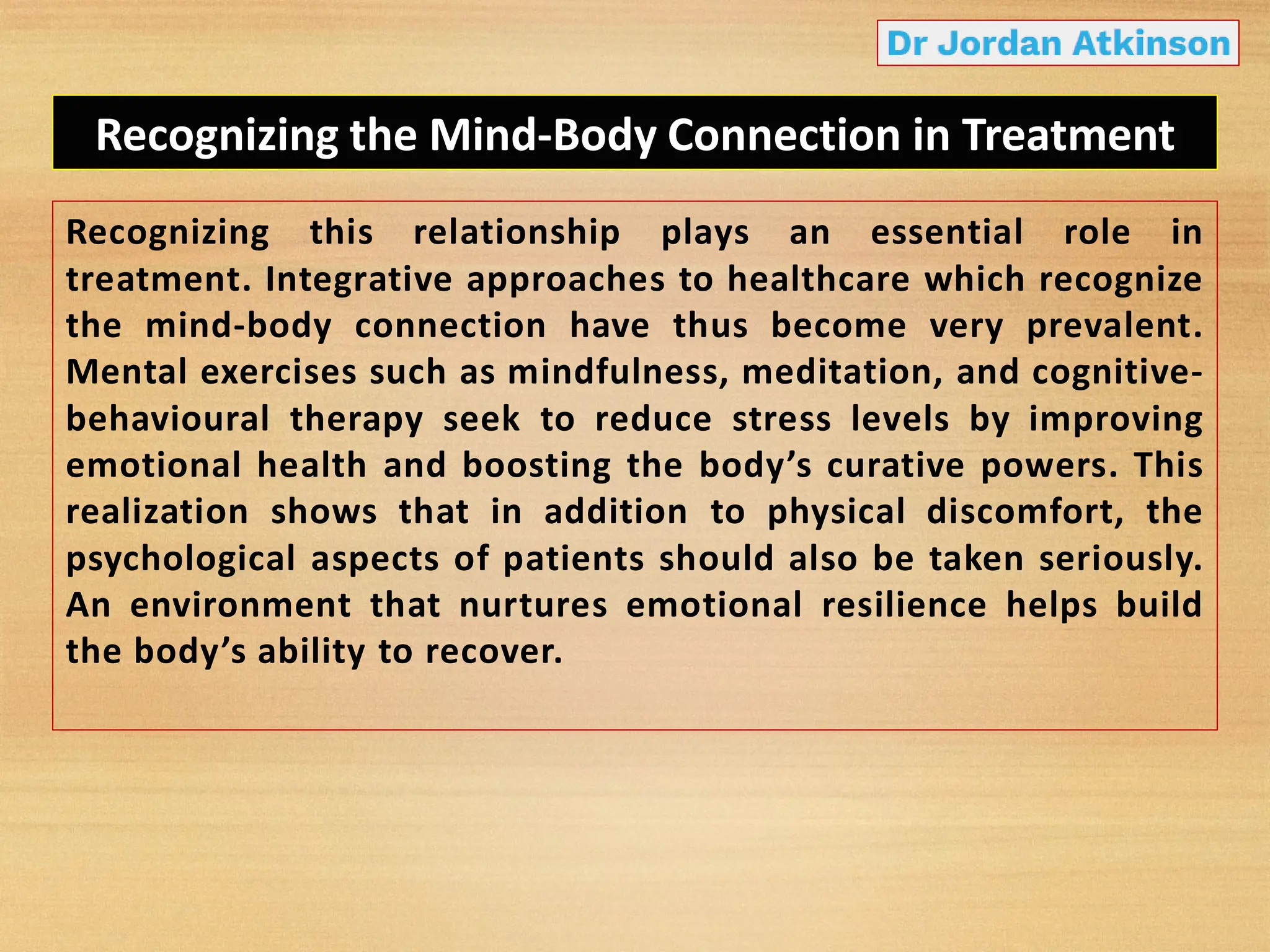 Understanding the Connection Between Mind, Body, and Healing | PDF