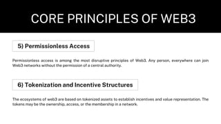 Understanding the Core Principles of Web3 | PDF