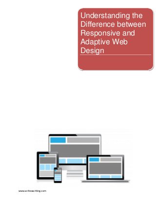 Understanding the
Difference between
Responsive and
Adaptive Web
Design

www.writeawriting.com

 