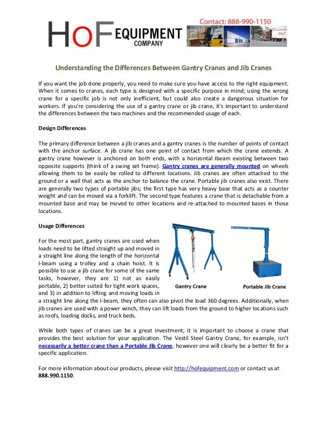 understanding the differences between gantry cranes and jib cranes jib application form