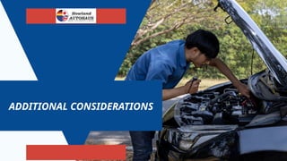 ADDITIONAL CONSIDERATIONS
 