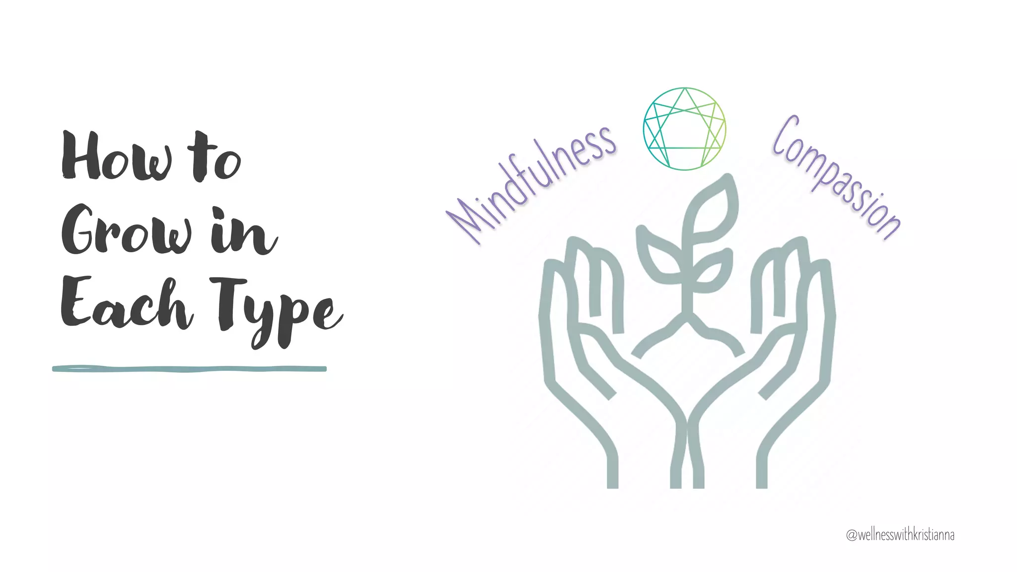 How to
Grow in
Each Type
@wellnesswithkristianna
 