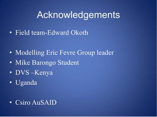 Understanding the epidemiology of African swine fever (ASF) to support development of evidence-based control strategies