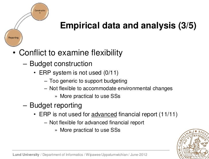 What information is found on a flexible budget report?