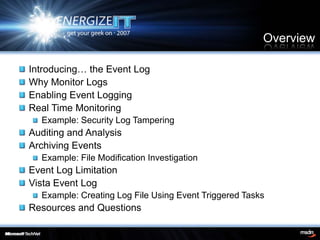 Understanding the Event Log | PDF