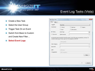 Understanding the Event Log | PDF