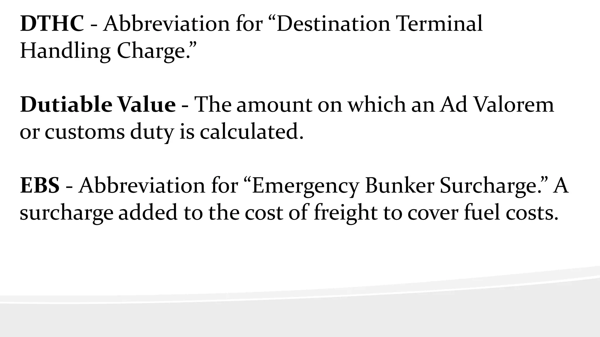 UNDERSTANDING THE FREIGHT RATE SHEET | PPTX