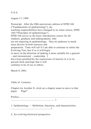 Epid Form Understanding the Fundamentals ofEpidemiologyan evolving.docx