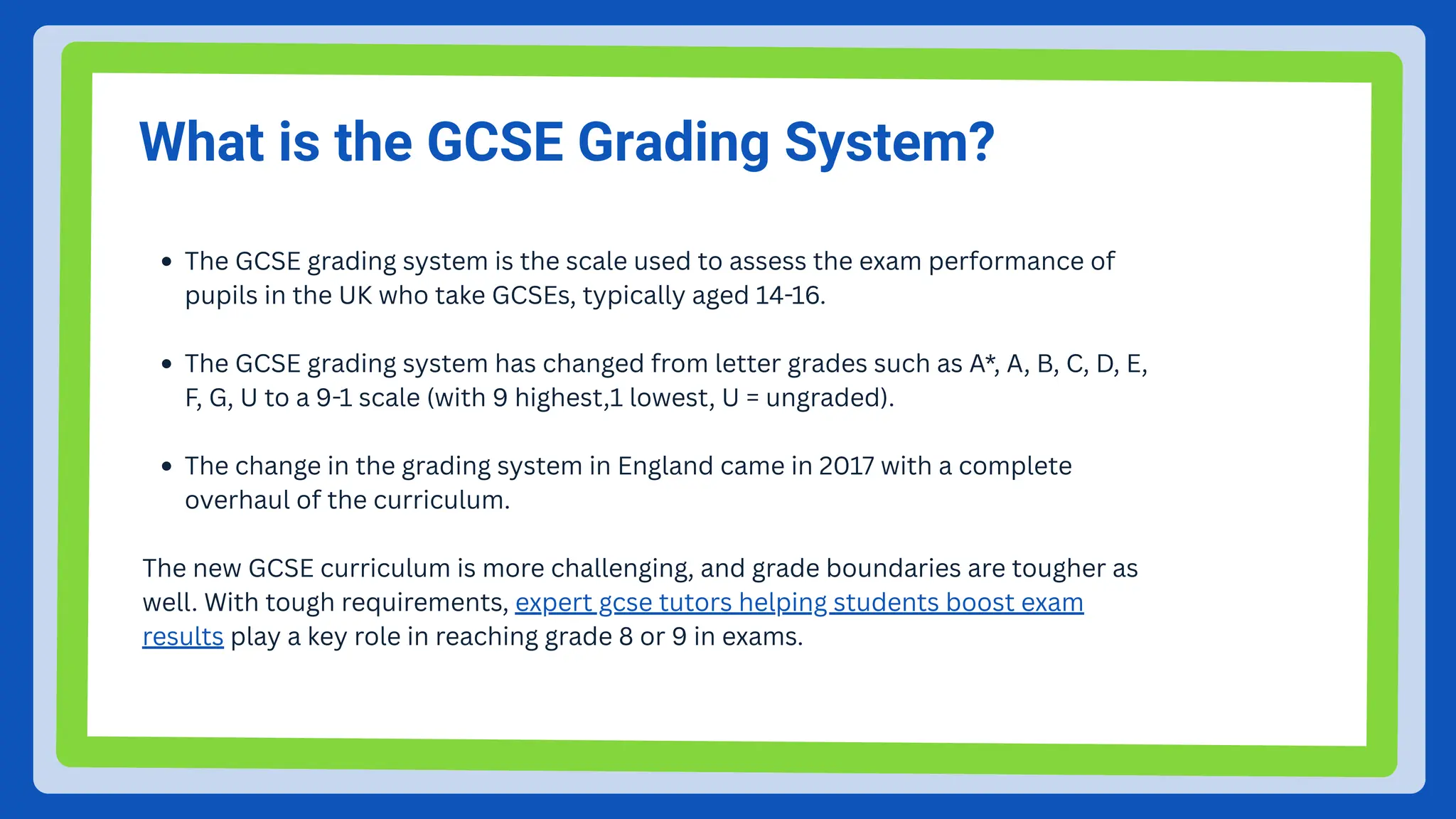 Understanding the GCSE Grading System and What Each Grade Really Means ...