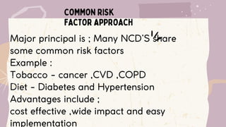 Comprehensive Risk Factor Approach to Non-Communicable Diseases and ...