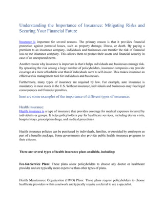 Understanding the Importance of Insurance.pdf