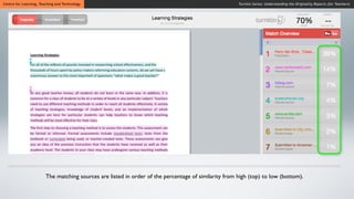 Understanding the originality reports (for teachers) | PDF