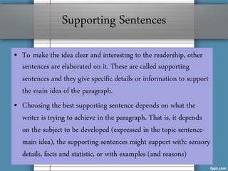 Understanding the paragraph | PPT