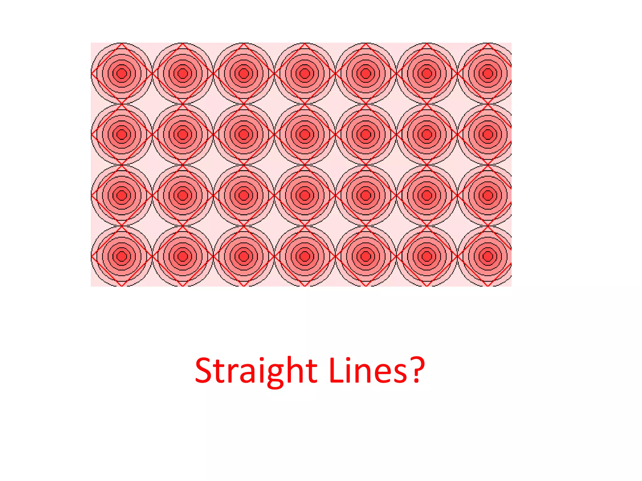 Straight Lines?
 